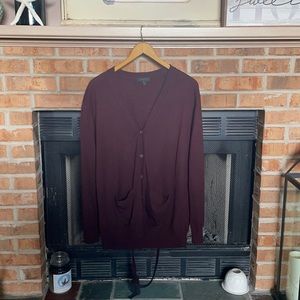 J-Crew Button and Tie Cardigan